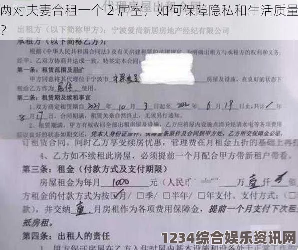 两对夫妻合租一个2居室的优缺点分析与生活建议