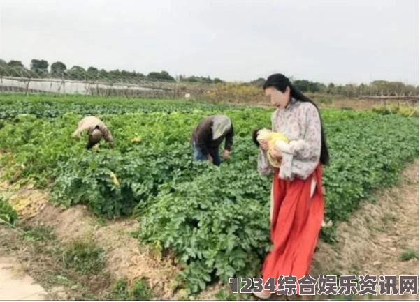 女孩子如何在田间体验拔萝卜的乐趣与情感