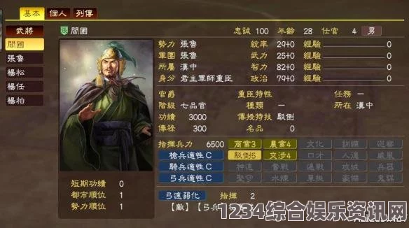 三国之志4虞翻武将图鉴及深度解析